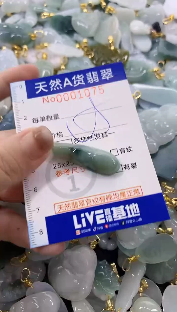 颈饰未镶嵌翡翠天然A货翡翠