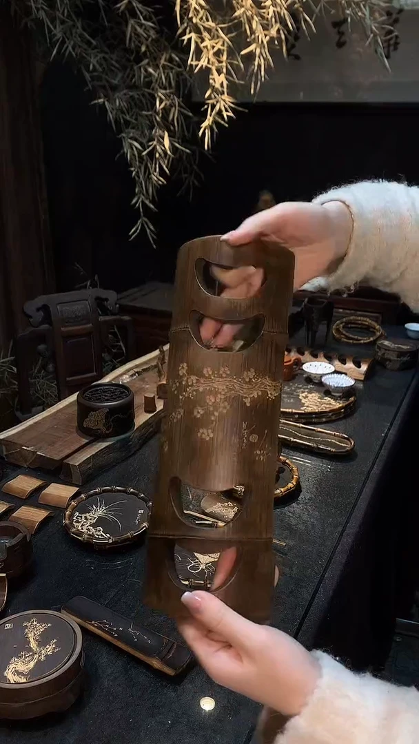 4格梅花置杯架........