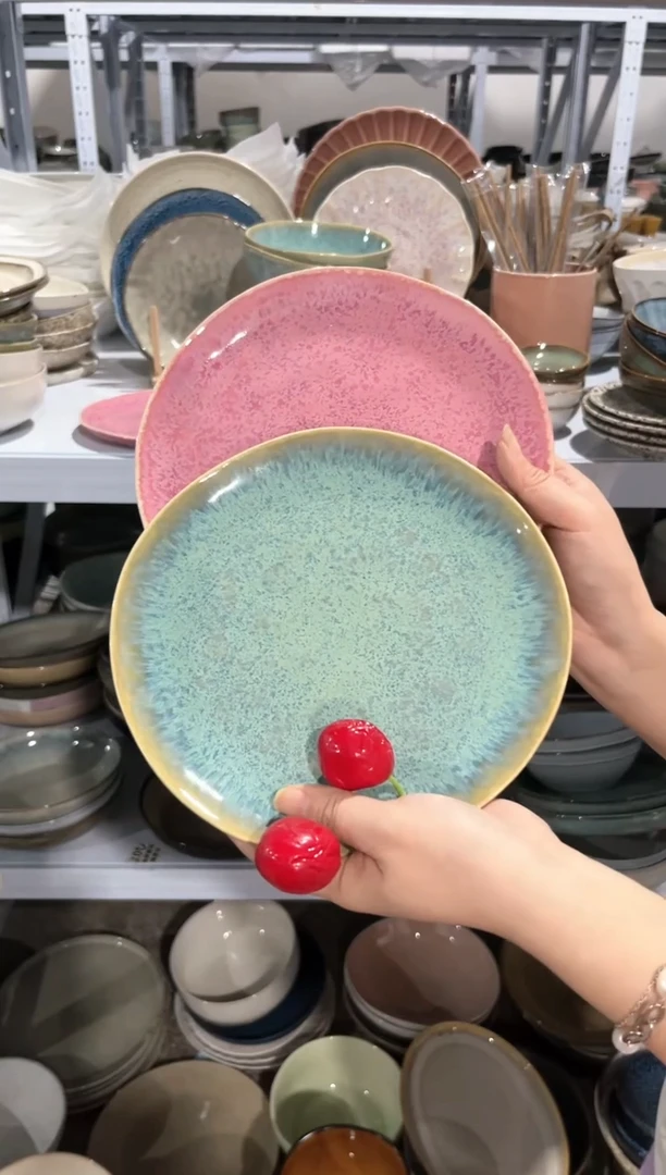 【闪购商品】瓷片外贸尾货瑕疵满20包邮X2 小盘组合