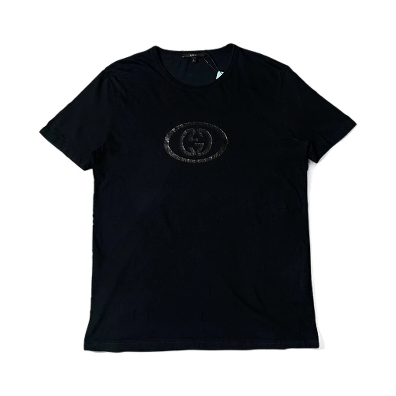 95新 GUCCI/古驰 印花双G圆领短袖/尺码L