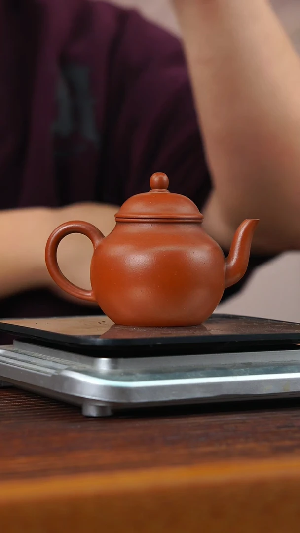 茶壶紫砂朱泥宫灯手工130CC