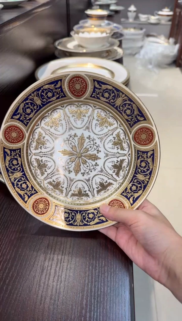 瓷片8英寸平盘 1个