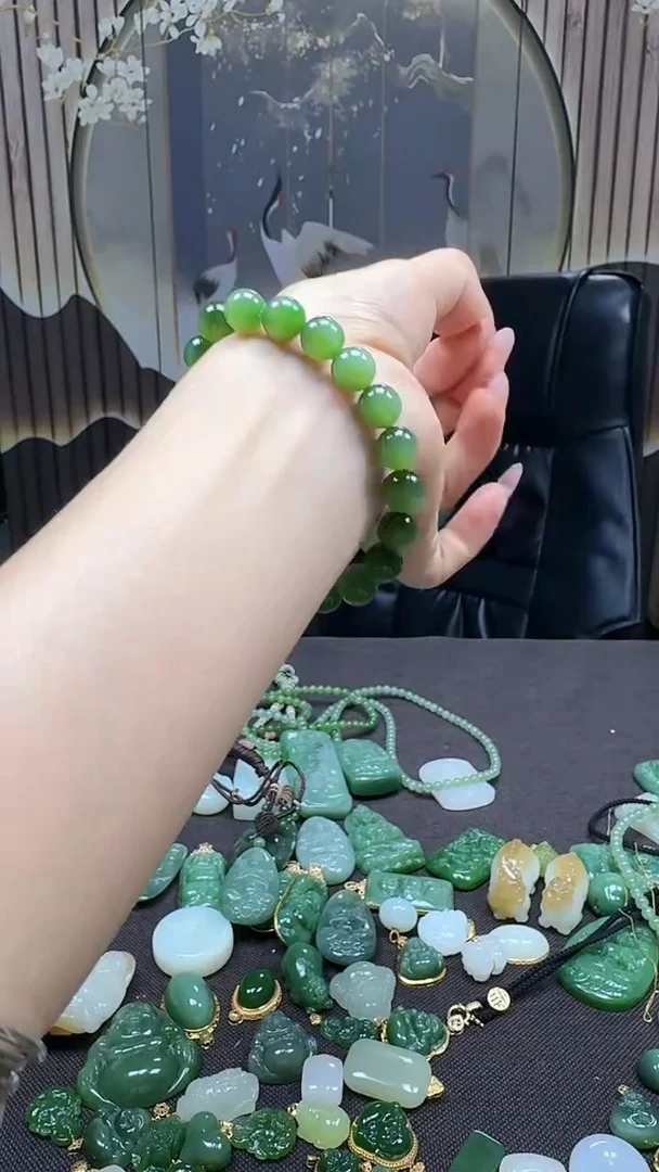 和田玉未镶嵌挂件10