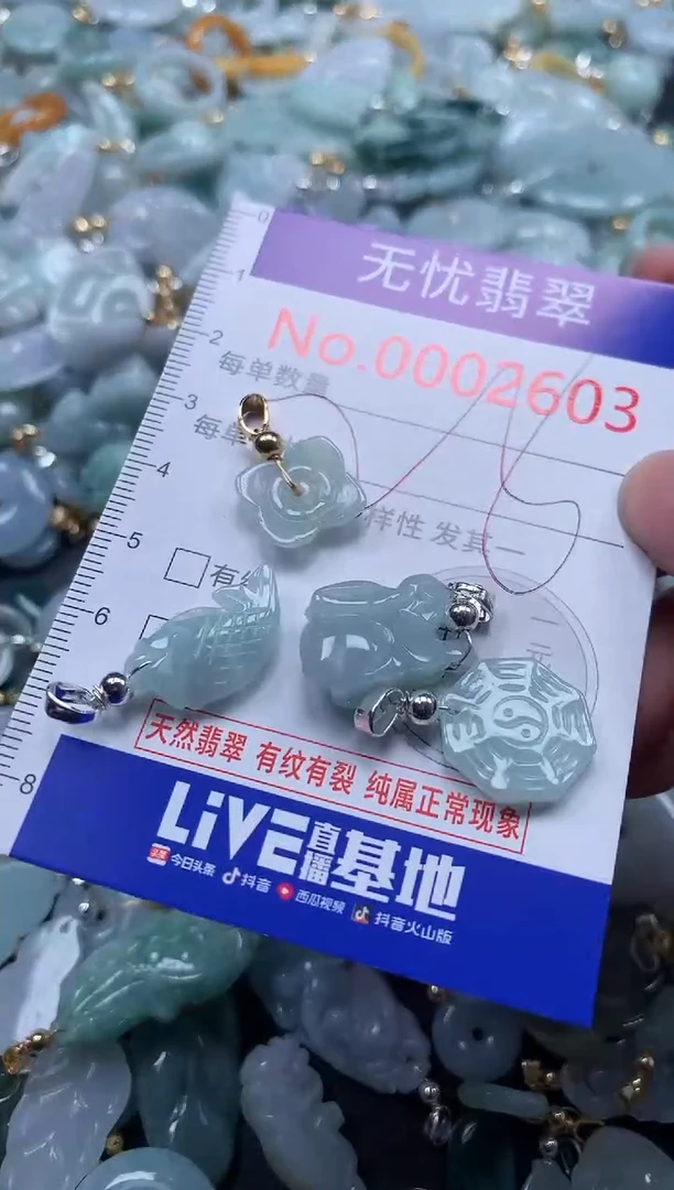 翡翠未镶嵌吊坠(不含链)2603