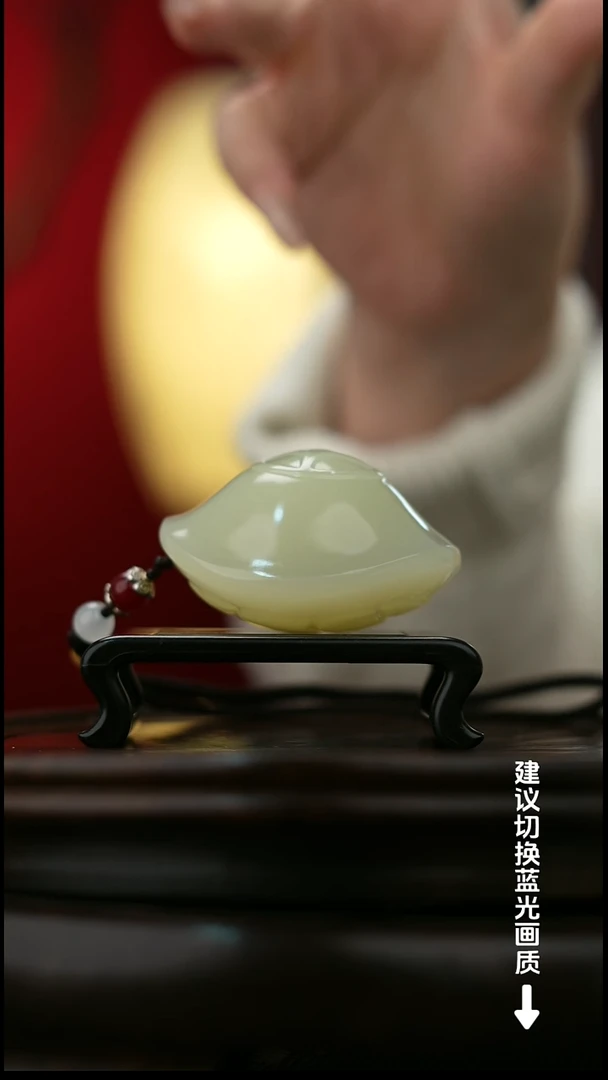 玉【富甲天下】天然玉石手把件