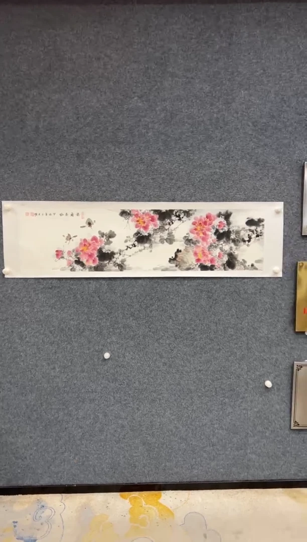 【闪购商品】国画1.20-王夫怀-四尺对开花鸟-024