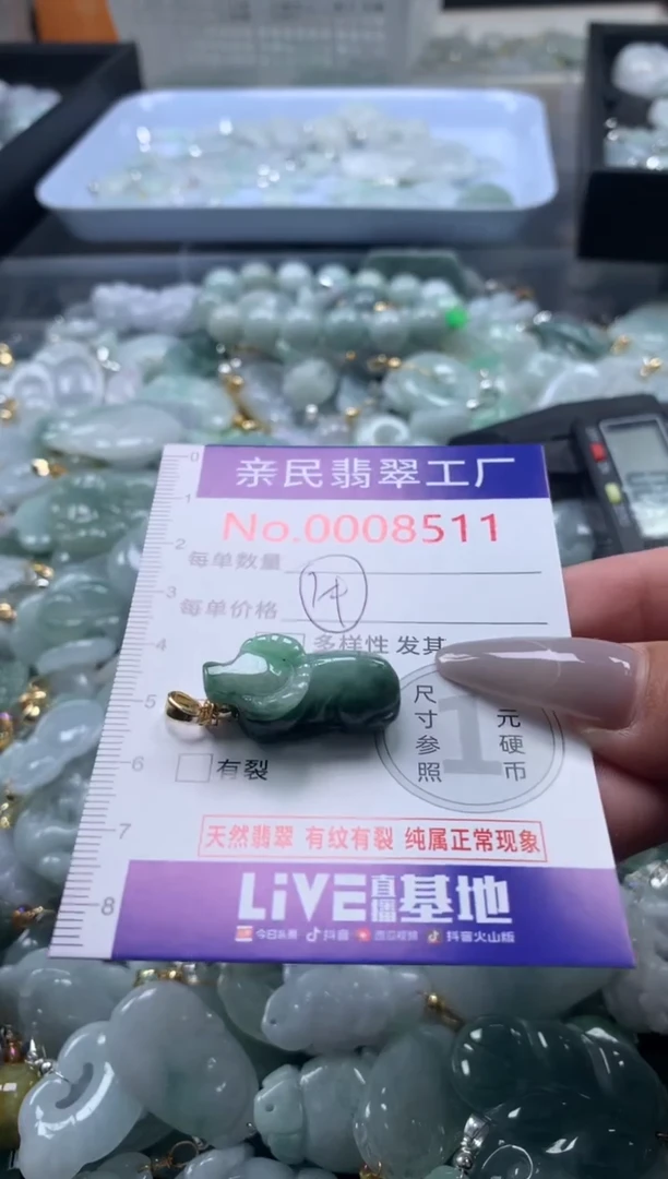 颈饰未镶嵌翡翠8511