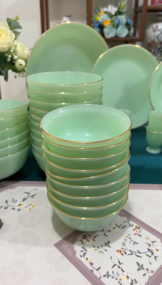 4.5英寸玉瓷碗10个口径11.5厘米