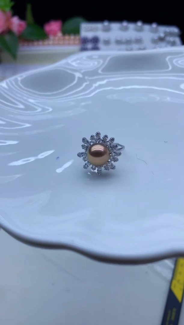 【闪购商品】淡水珍珠戒指未镶嵌淡水珍珠戒指