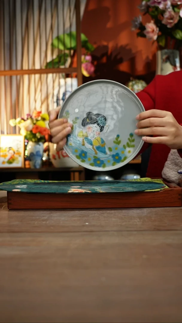 【简家甄选】景德镇设计师釉下手绘陶瓷