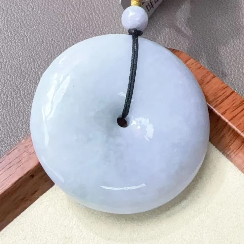 缅甸天然A货翡翠平安扣45