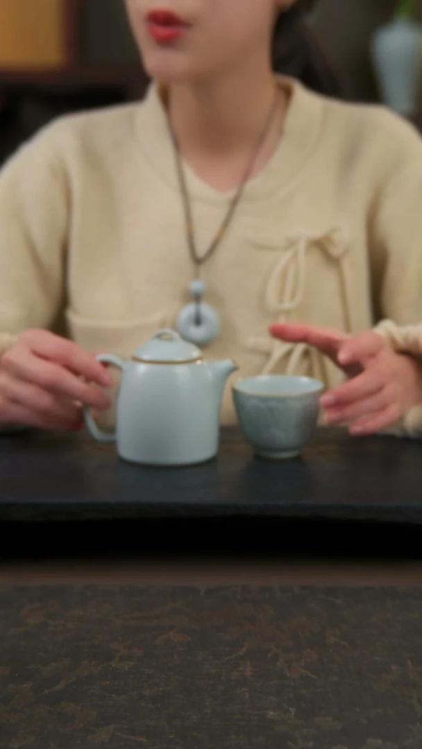 【闪购商品】杯秦权+青莲（开片不开片可选）