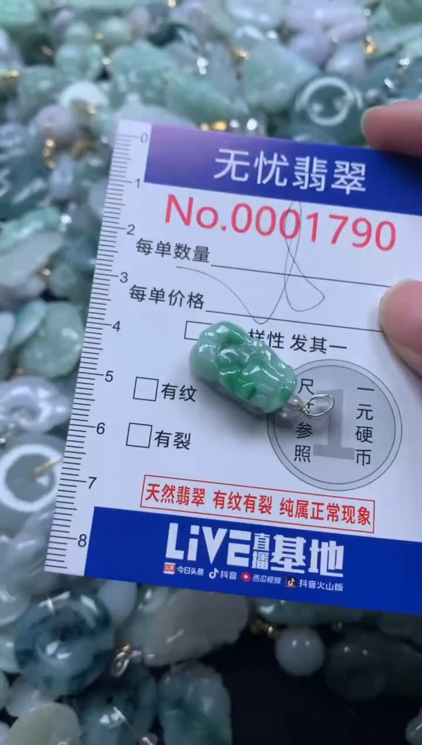 颈饰未镶嵌翡翠1790