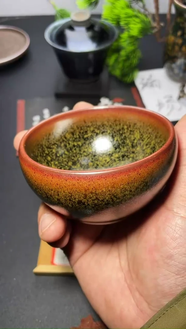 茶盏七**?76（叶紫建盏