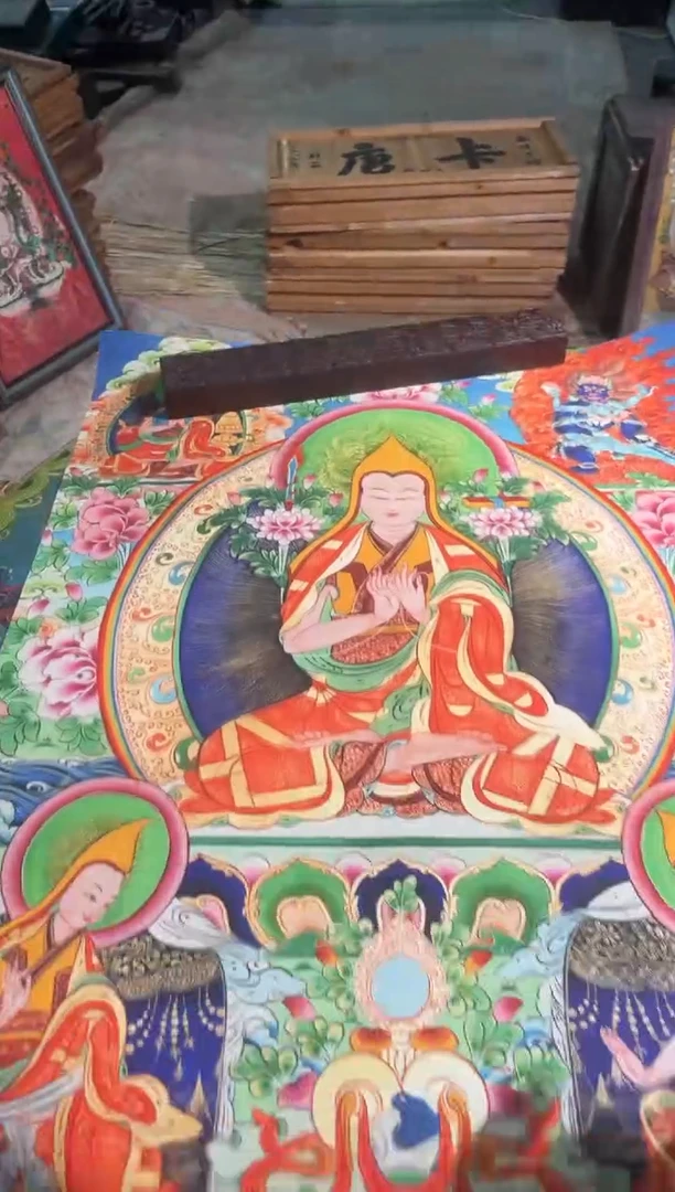 卷轴画卷轴画旭旭的唐卡