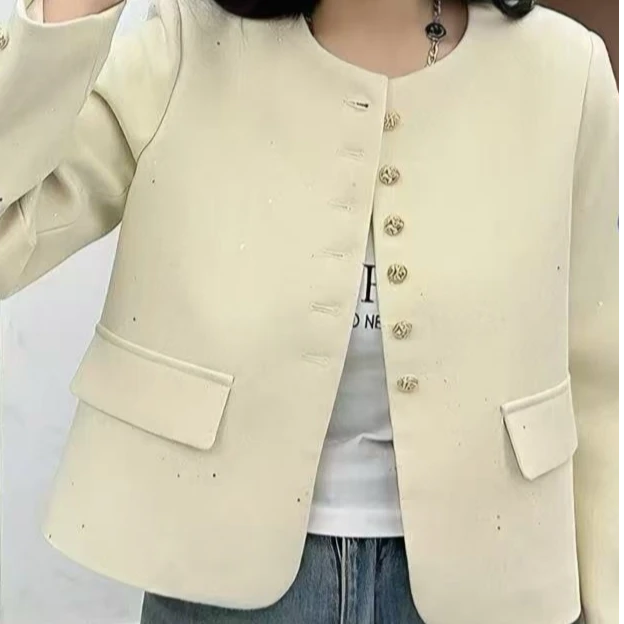 上衣小香风气质短款时尚休闲女装长袖百搭韩版秋冬网红外套