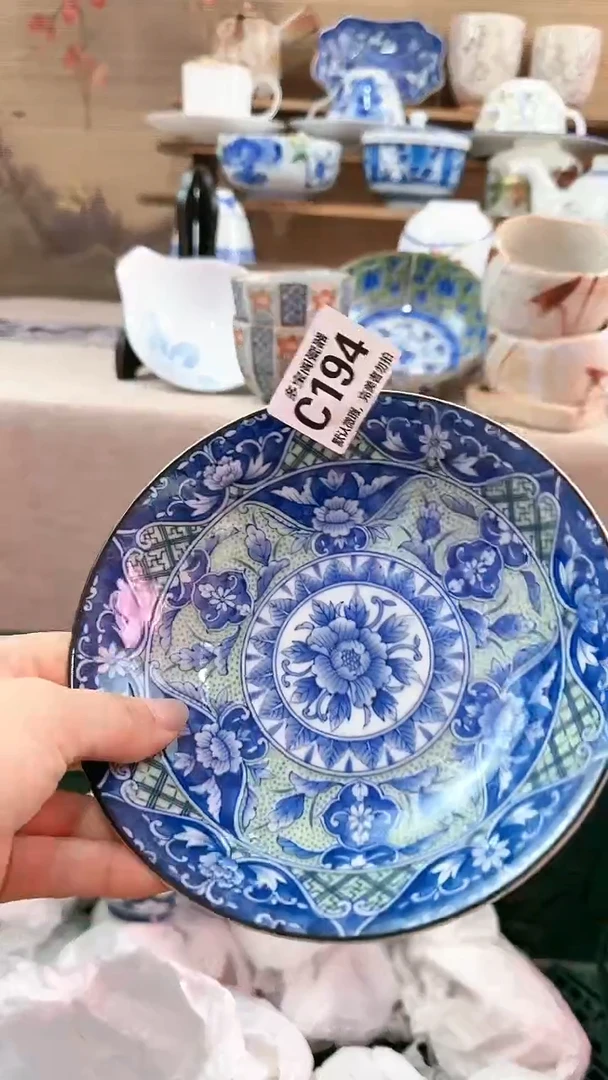 【闪购商品】瓷片多宝阁瓷器满18米包邮 C194