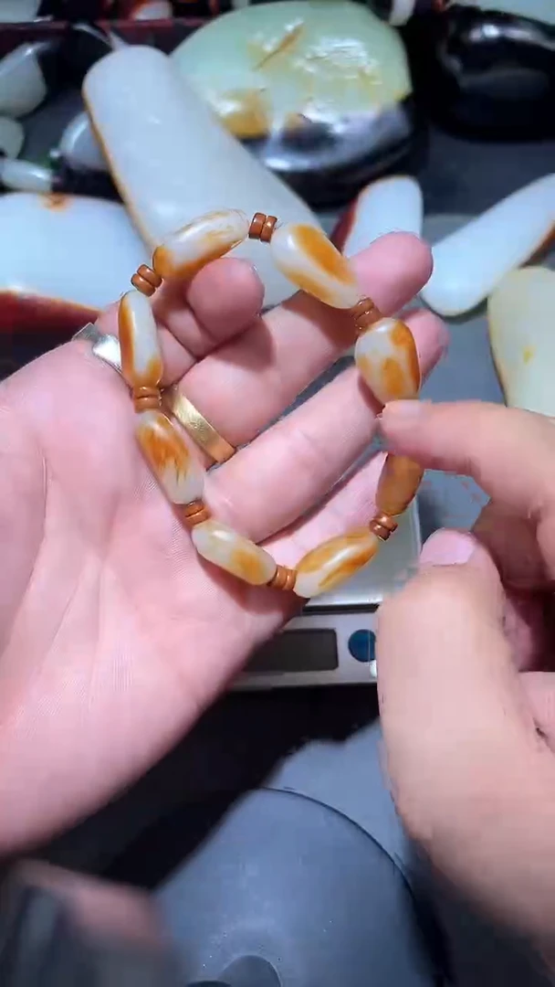 【闪购商品】和田玉手串未镶嵌YL-LL-1.14-16多样性发货