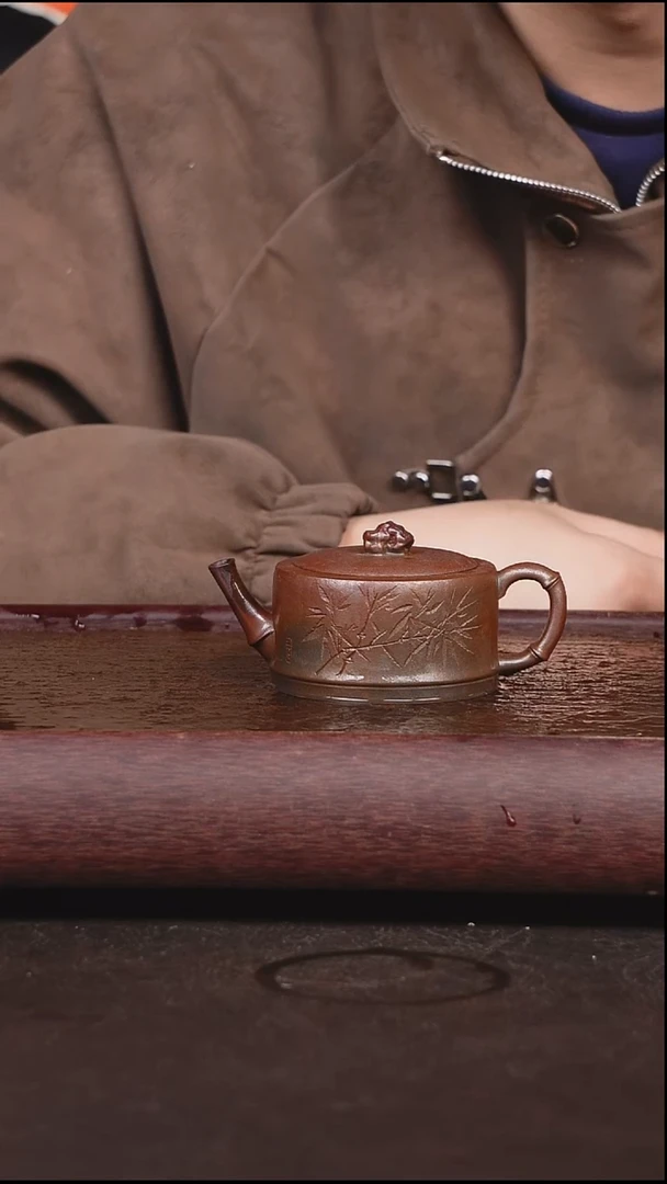茶壶紫砂柴烧 壶
