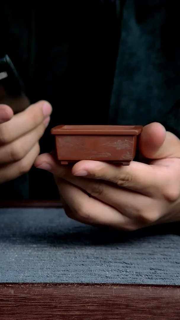 紫砂花盆5.5*4*2内径尺寸