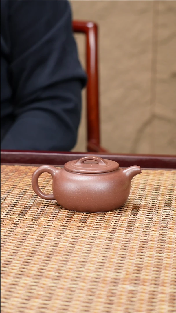 茶壶紫砂汀禾紫砂原矿紫泥《云桥》170cc