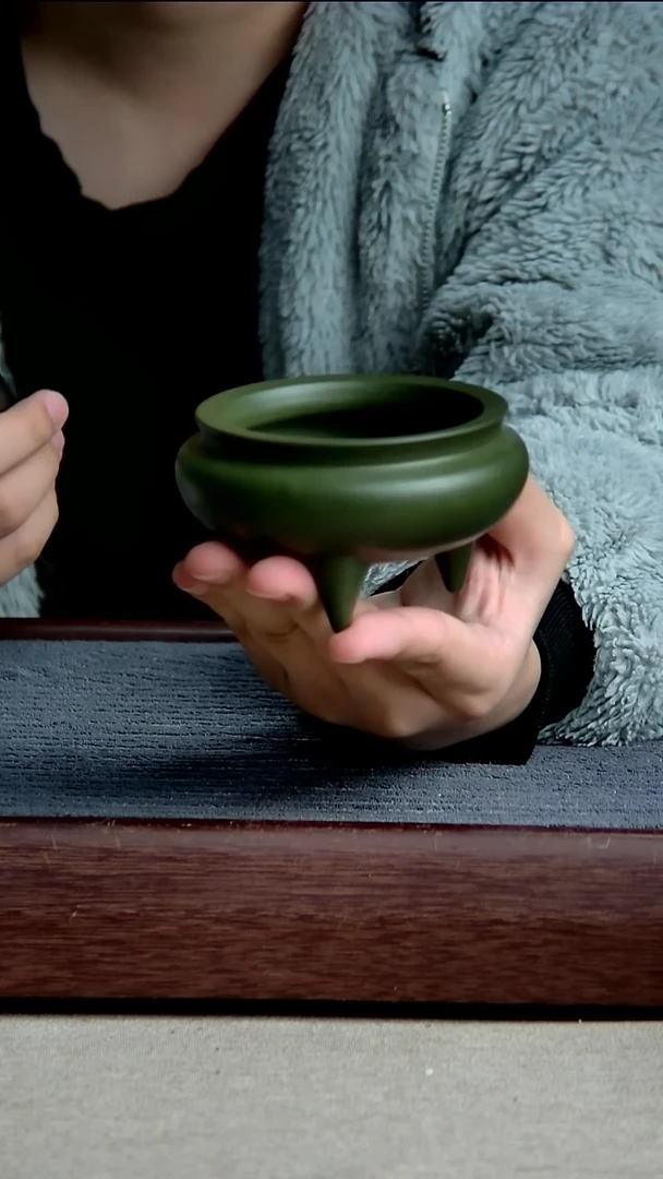 紫砂花盆7*4内径紫砂花盆