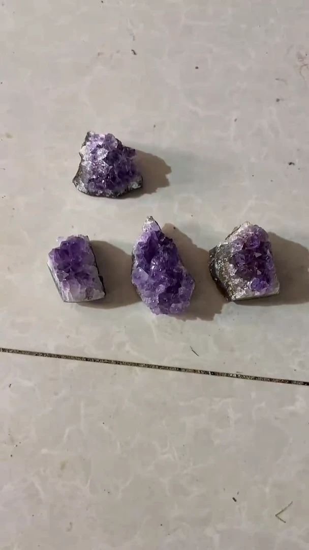 【闪购商品】水晶摆件未镶嵌紫水晶簇多样性发一个