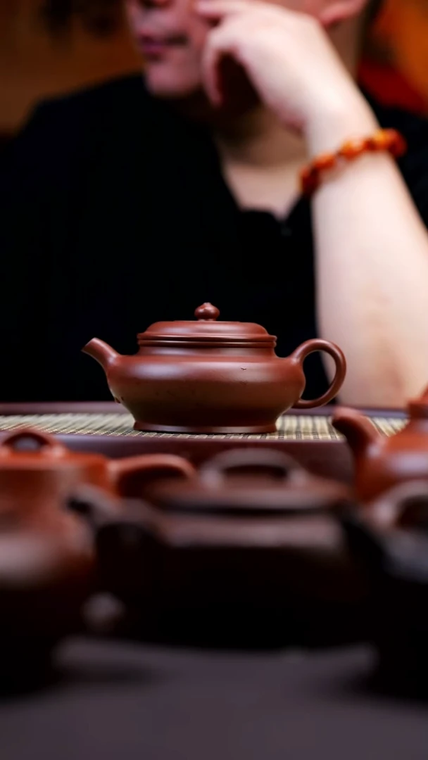 茶壶紫砂紫砂茶壶（大蕴虚扁）
