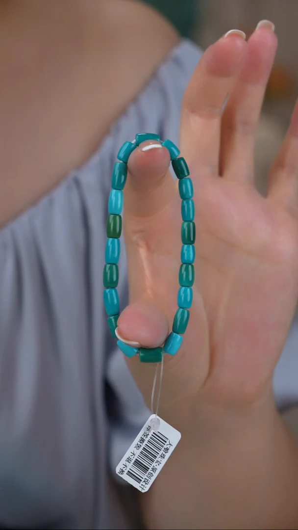 未镶嵌绿松石手链1