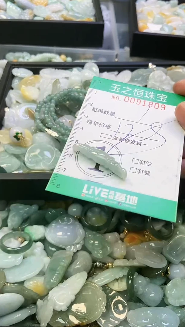 翡翠未镶嵌颈饰闪购0091809多样性发其一