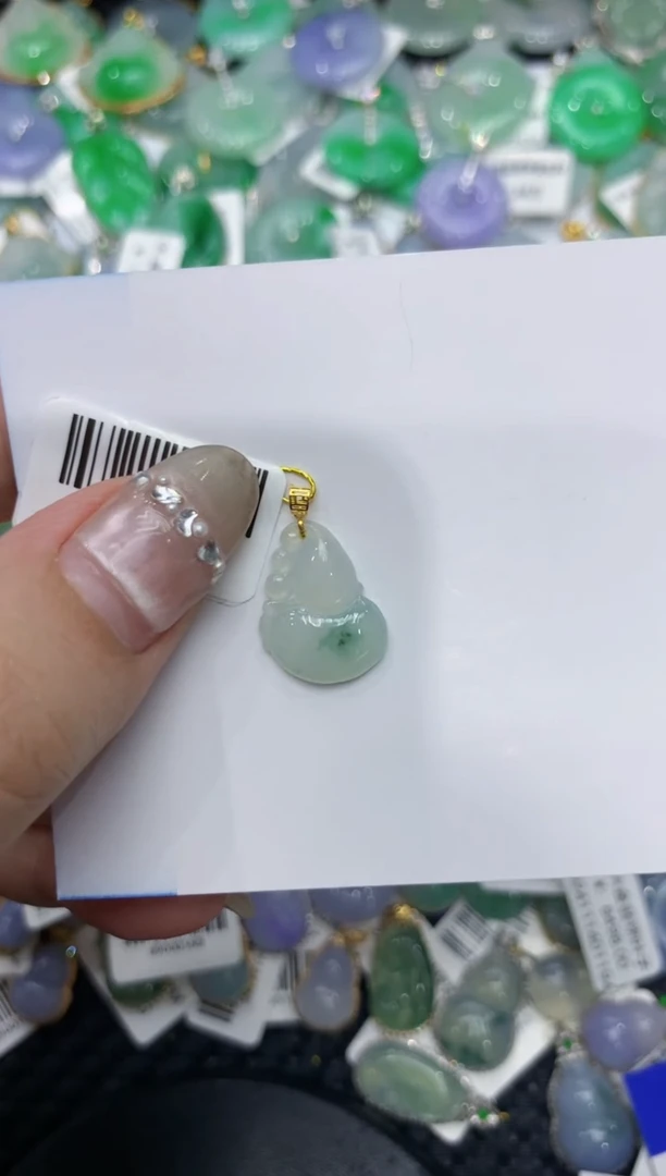 【闪购商品】翡翠颈饰18K金镶嵌222222222