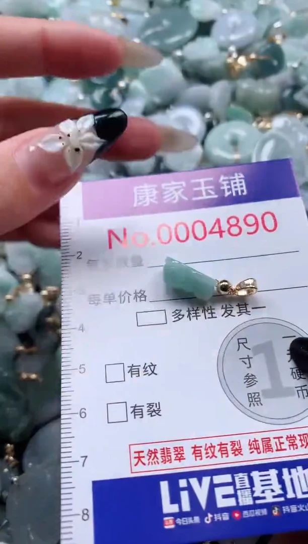 颈饰未镶嵌翡翠4890