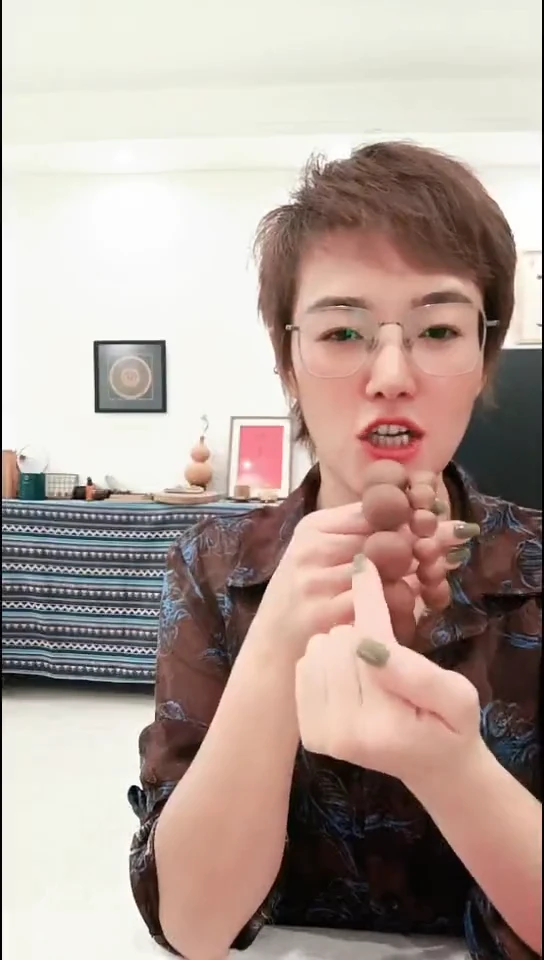 泥塑清凉妙意 2.5珠9颗  手串