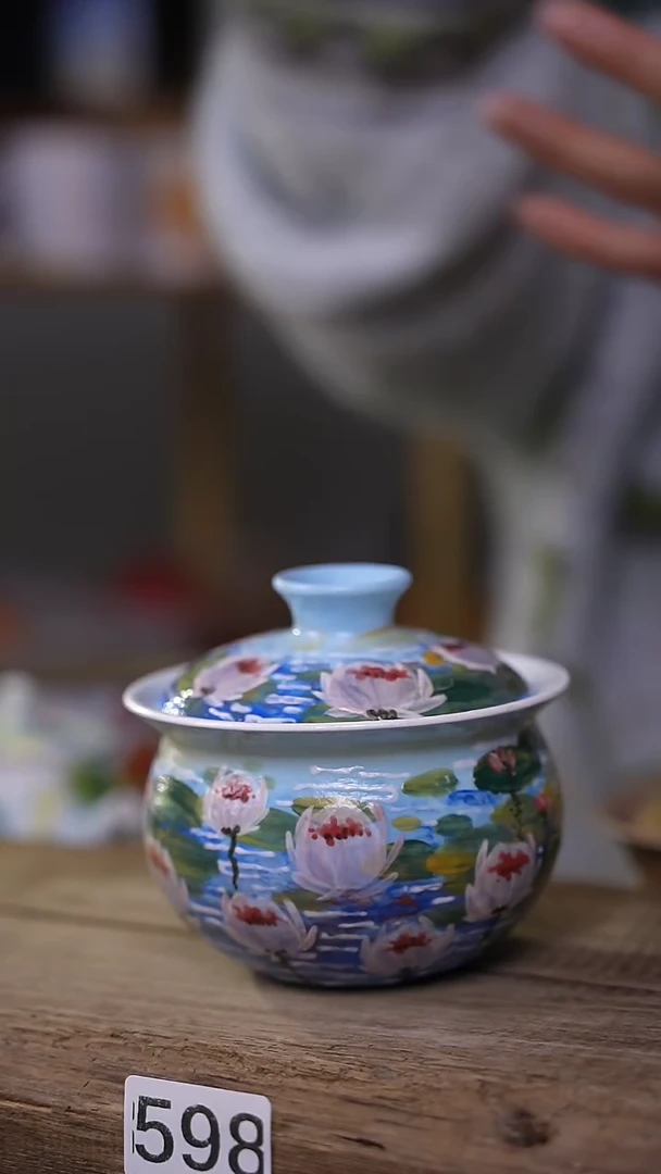 【闪购商品】瓷片油画风·彩绘·设计师石一款