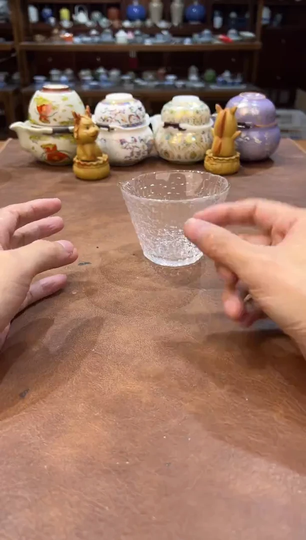 真的很便宜超好看会开片的旅行茶具