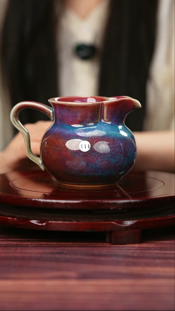 111#李盼龙一级品钧瓷公道杯