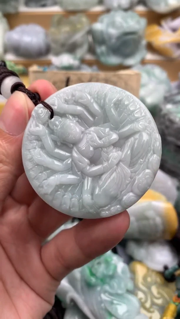 吊坠(不含链)未镶嵌翡翠1