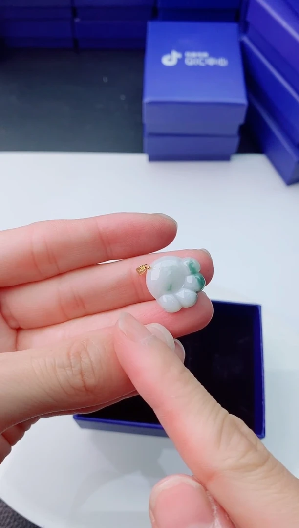 【闪购商品】翡翠颈饰18K金镶嵌