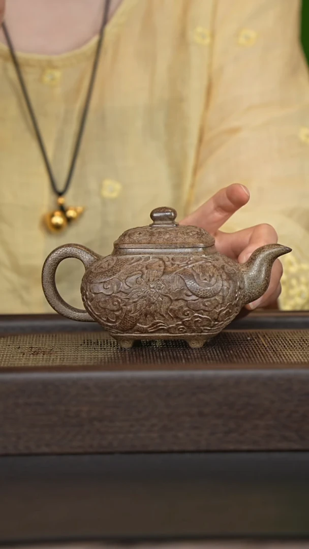 茶壶紫砂宜兴紫砂壶phj08