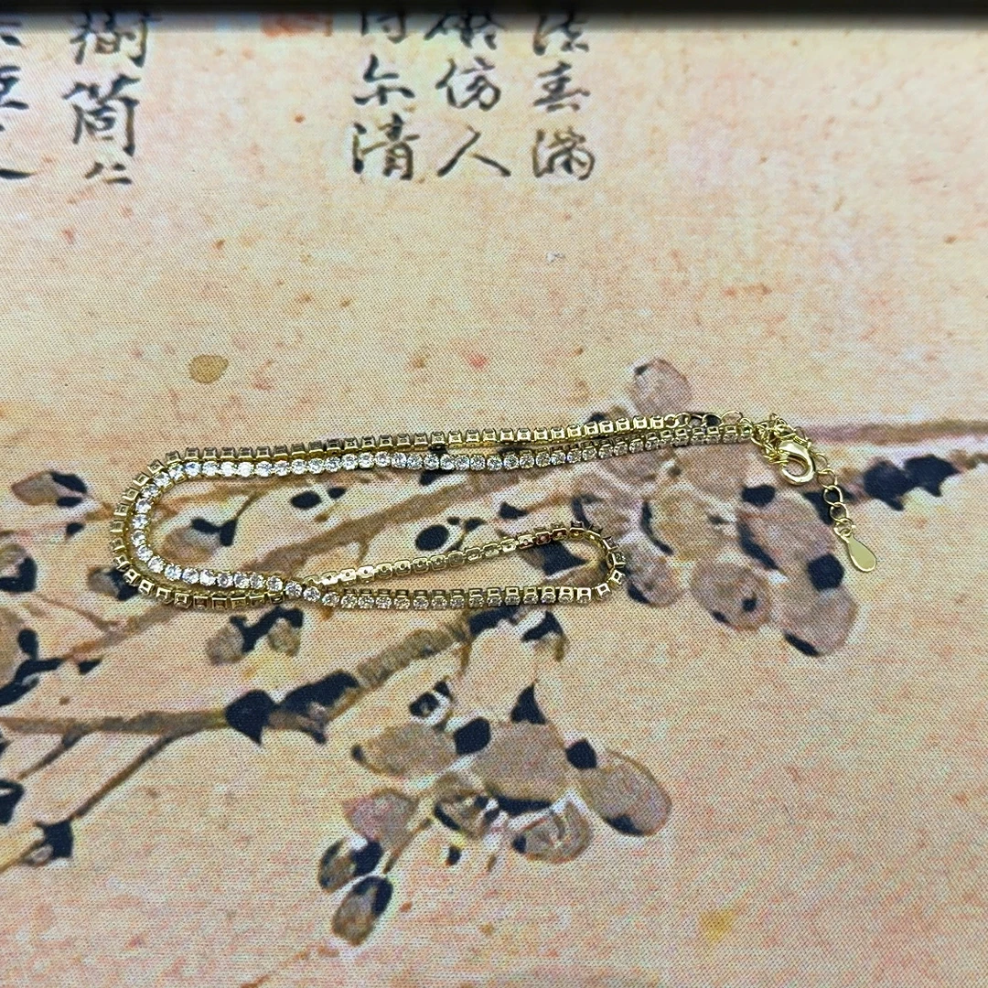 [南非甄选】 NFZX 高端定制 LC-811 小四爪牛头黄色项链