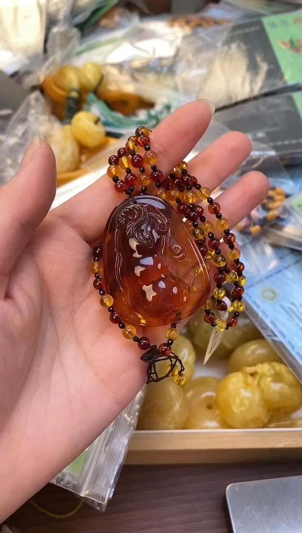 裸石琥珀未镶嵌天然琥珀蜜蜡