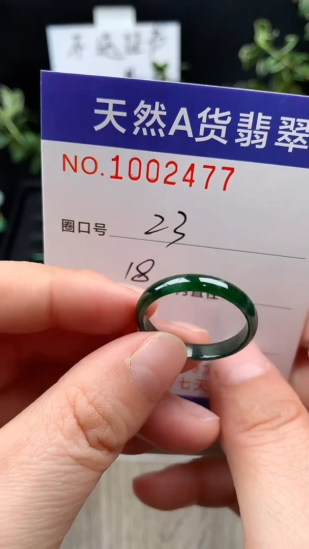 未镶嵌戒指翡翠23#