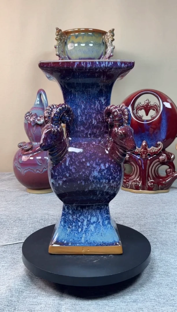 摆件神垕钧瓷收藏工艺品