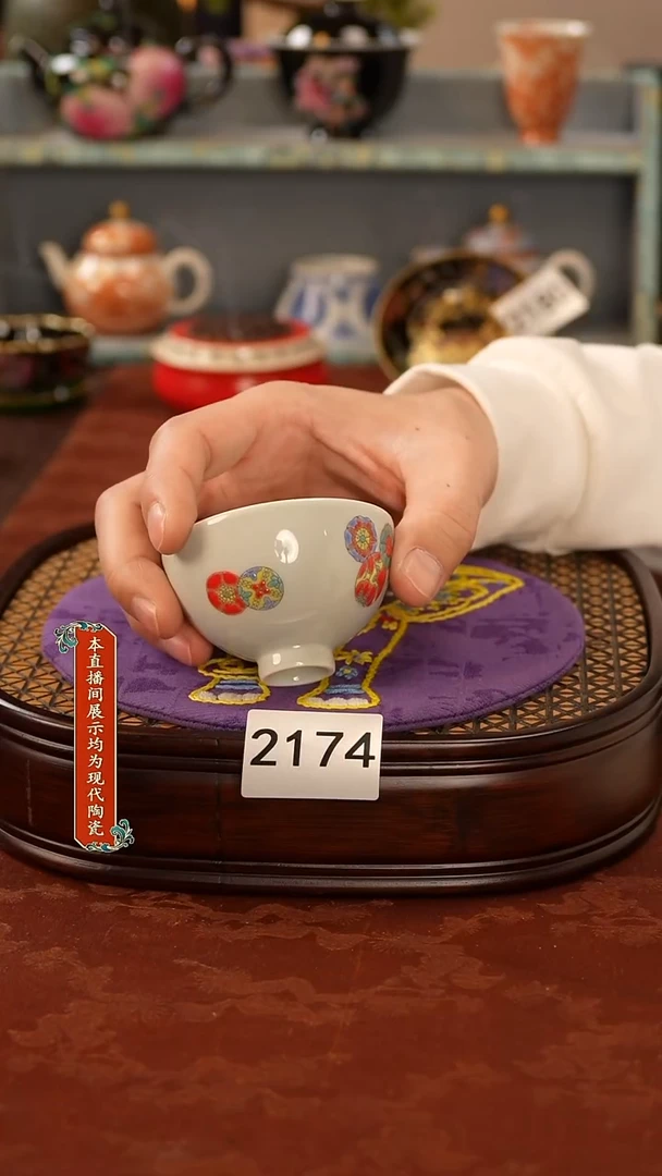瓷片景德镇手工手绘2174