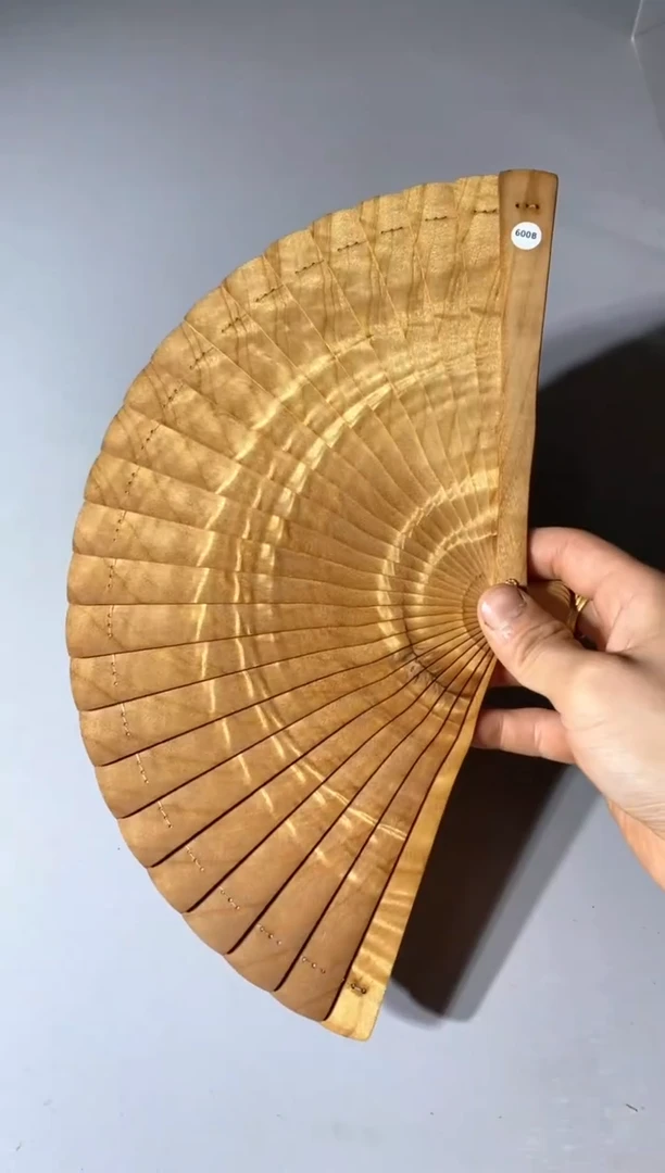 金丝楠600号18cm金丝楠木小叶桢楠扇子