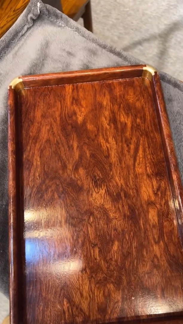 花梨木类文玩盘34/22 纹理随机