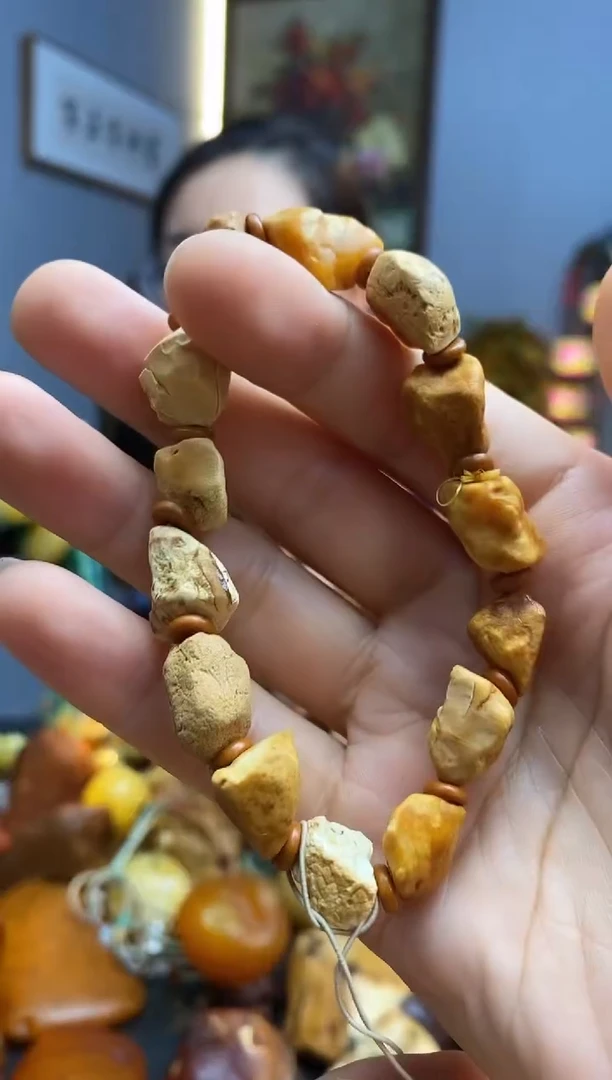 未镶嵌琥珀手串手串