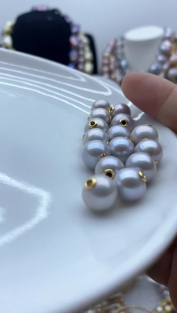 【闪购商品】淡水珍珠颈饰钛钢145