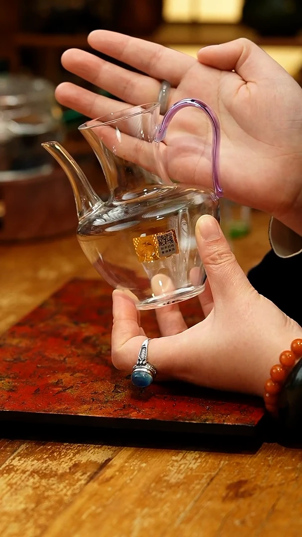 【闪购商品】禾器/晶彩俏然茶海/浅紫/定制版