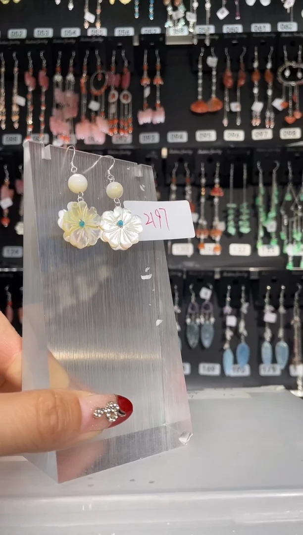 【闪购商品】紫晶耳饰银S925镶嵌喜欢拍